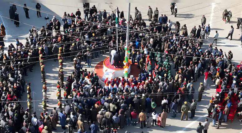 National flag unfurled for first time in 35 years at South Kashmir’s Tral