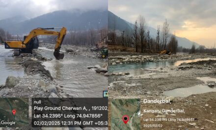 Geology and Mining Department Halts Work at Cherwan Kangan After Contractor Violates Norms