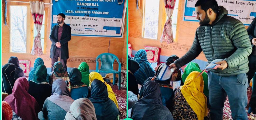 DLSA Ganderbal organizes Legal Awareness Program on “Right to Free Legal Aid and Legal Representation”
