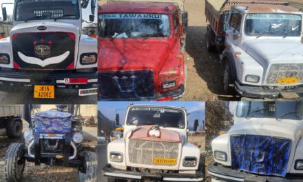 7 Vehicles Seized in Ganderbal for Illegal Mineral Extraction and Transportation: Police