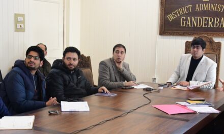DC Ganderbal reviews progress of Jal Shakti Department