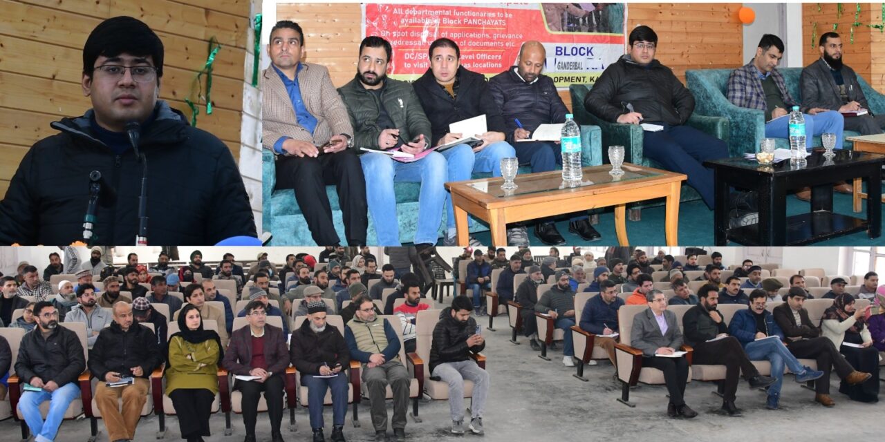 Jatin Kishore chairs Public outreach program at Ganderbal