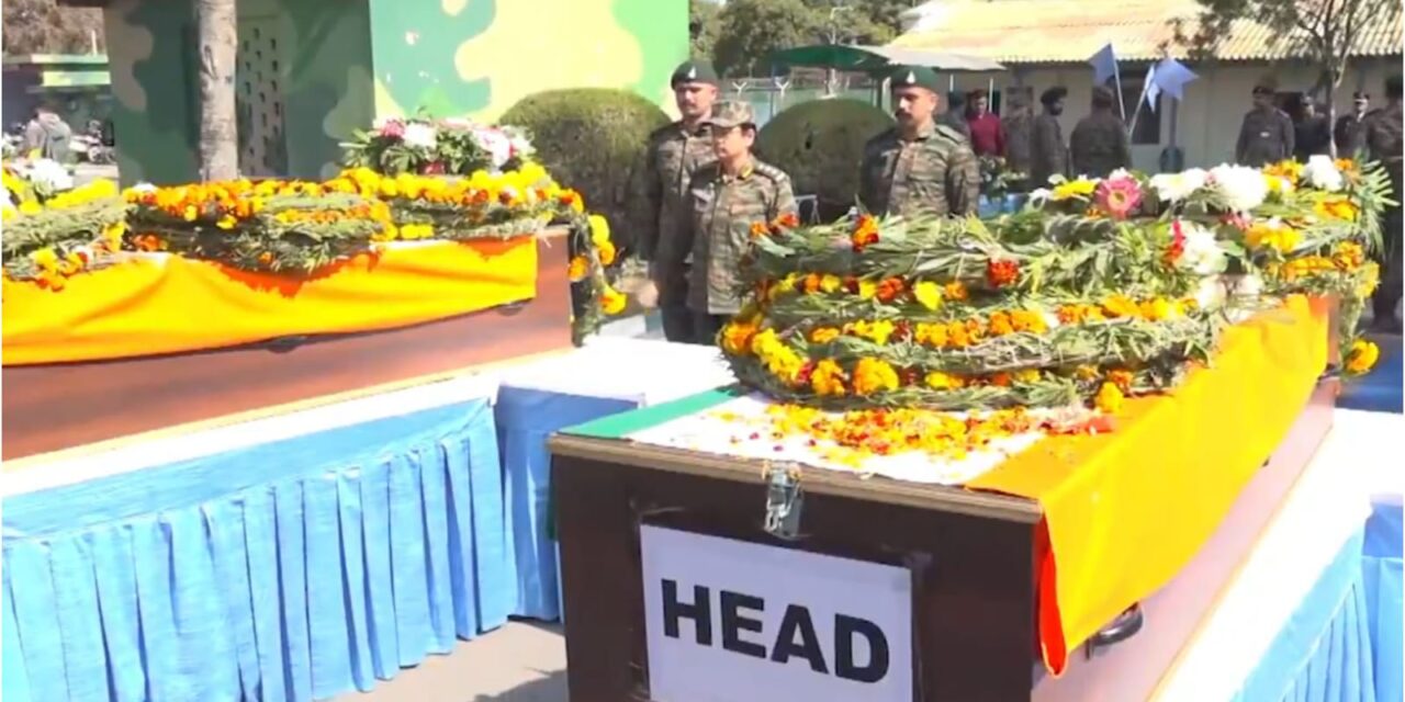 GOC leads wreath-laying ceremony for two soldiers killed in IED blast in Akhnoor