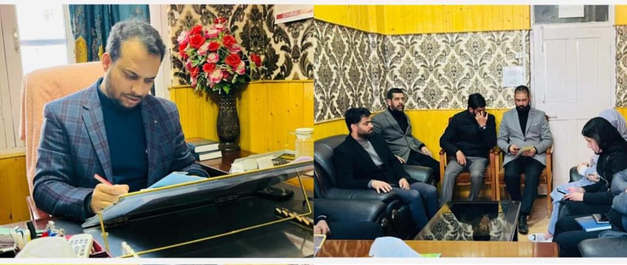 Review meeting conducted by Secretary DLSA Ganderbal