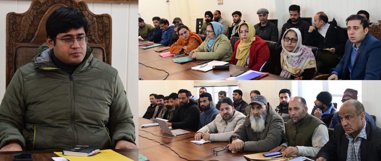 DC Ganderbal chairs review meeting of Health Department