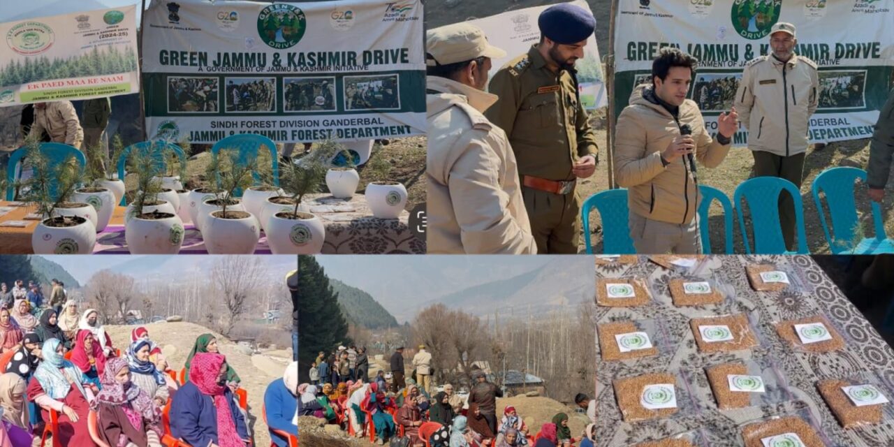 Sindh Forest Division Ganderbal Launches ‘Van Mahila Mitra’ to Empower Women and Conserve Forests