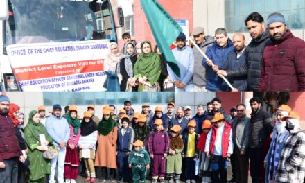 ADC Ganderbal flags off exposure visit for CWSN