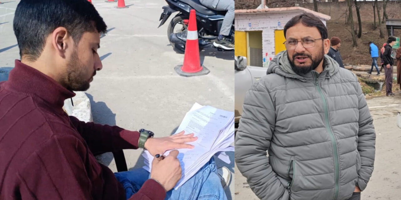 Two Caught Appearing as Proxy Candidates During Driving Test in Ganderbal, Licenses Cancelled