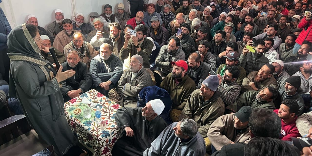 Mehbooba slams assembly speaker, accuses him of imposing a form of ‘martial law’