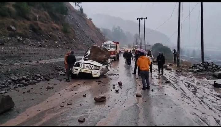 Driver Killed As Shooting Stone Hits Scorpio Vehicle In Poonch