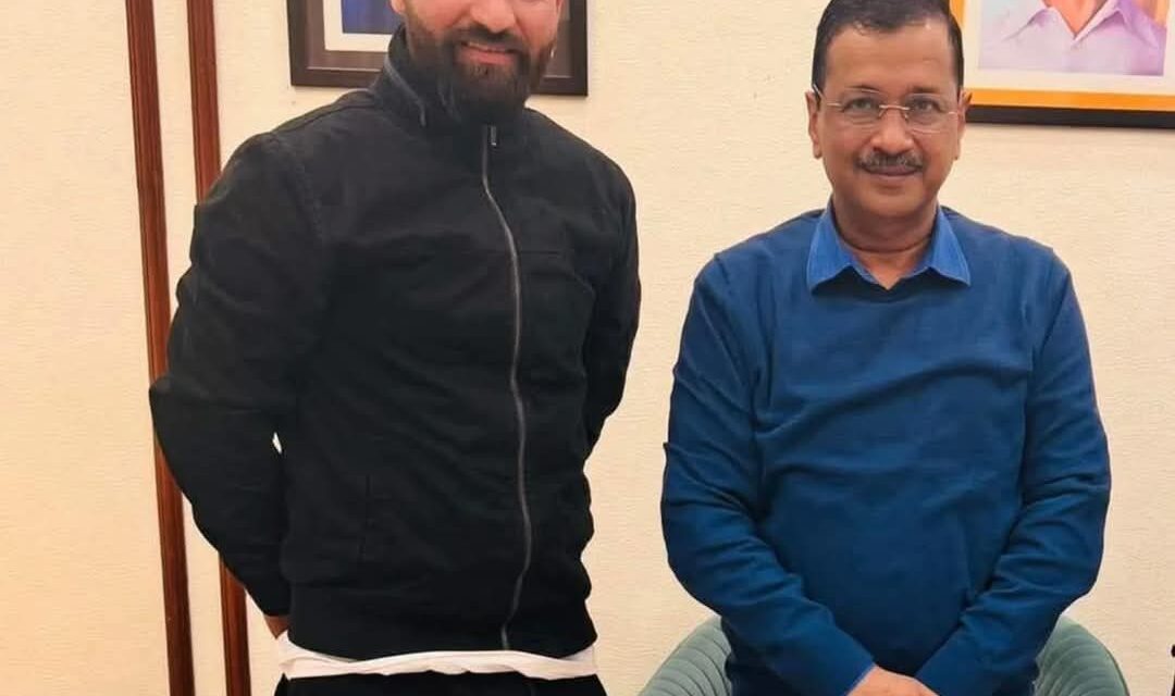 AAP Appoints MLA Doda Mehraj Malik as Its Party President for J&K