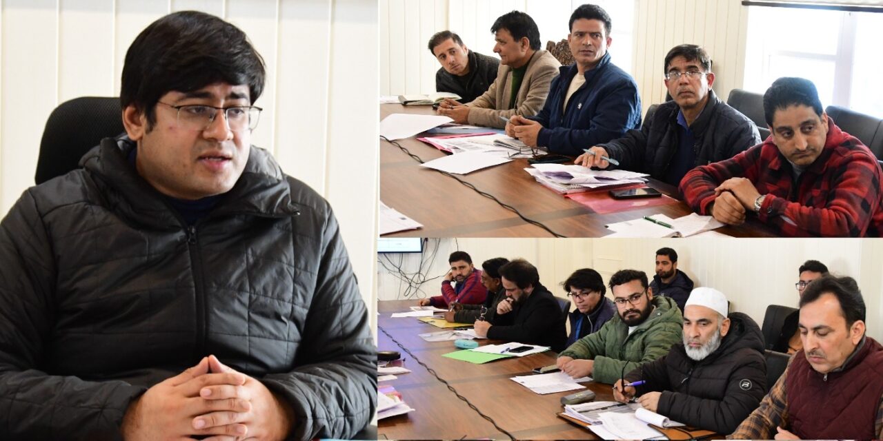 DC Ganderbal reviews implementation of HADP