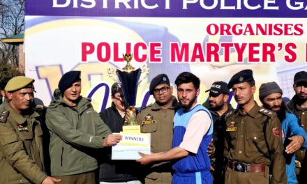 Police Martyrs Memorial Volleyball Tournament concludes in Ganderbal.