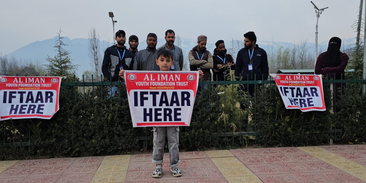 Al Iman Youth Foundation Launches Iftar Program at District Hospital Ganderbal