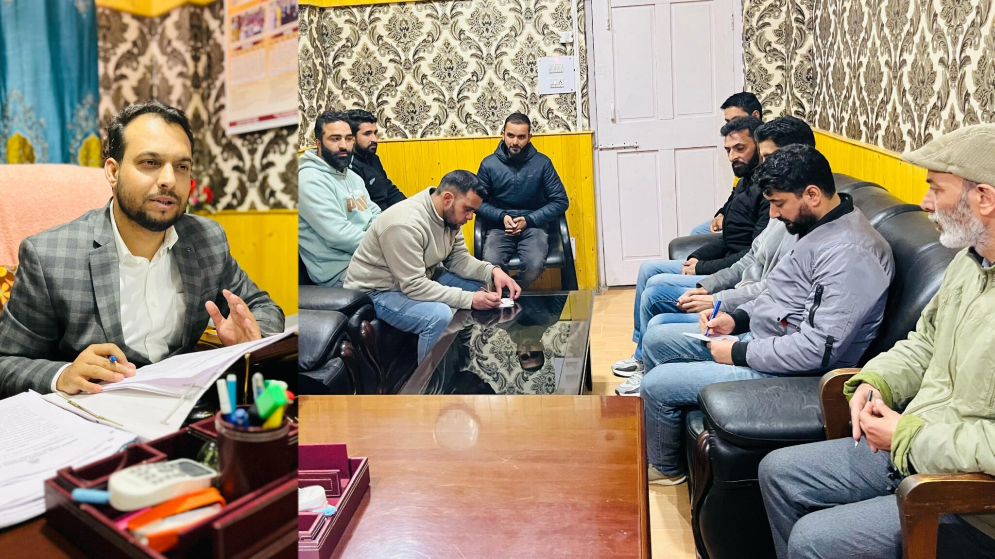 Secretary DLSA Ganderbal conducts review meeting with functionaries and Adhikaar Mitras (PLVs) of DLSA Ganderbal, TLSC Ganderbal, and TLSC Kangan to enhance legal services