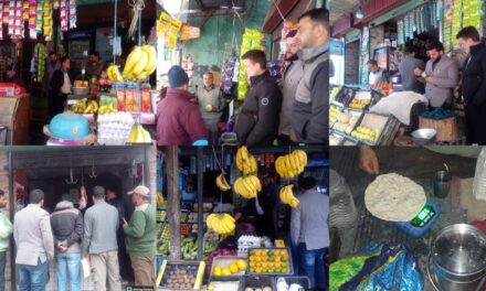 No Room for Violators! Massive Market Checking Drive in Preng & Chattergul
