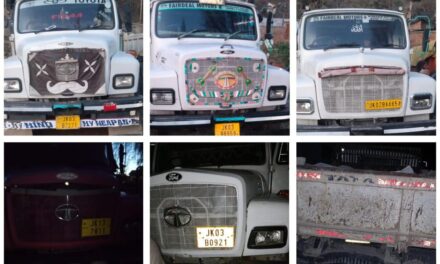 Ganderbal Police Seizes 18 Vehicles in Major Crackdown on Illegal Mineral Extraction