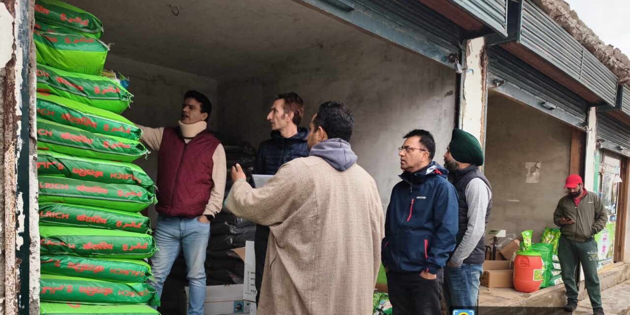 Agriculture Dept Cracks Down on Misbranded Fertilizers in Ganderbal, Seizes 50 Quintals