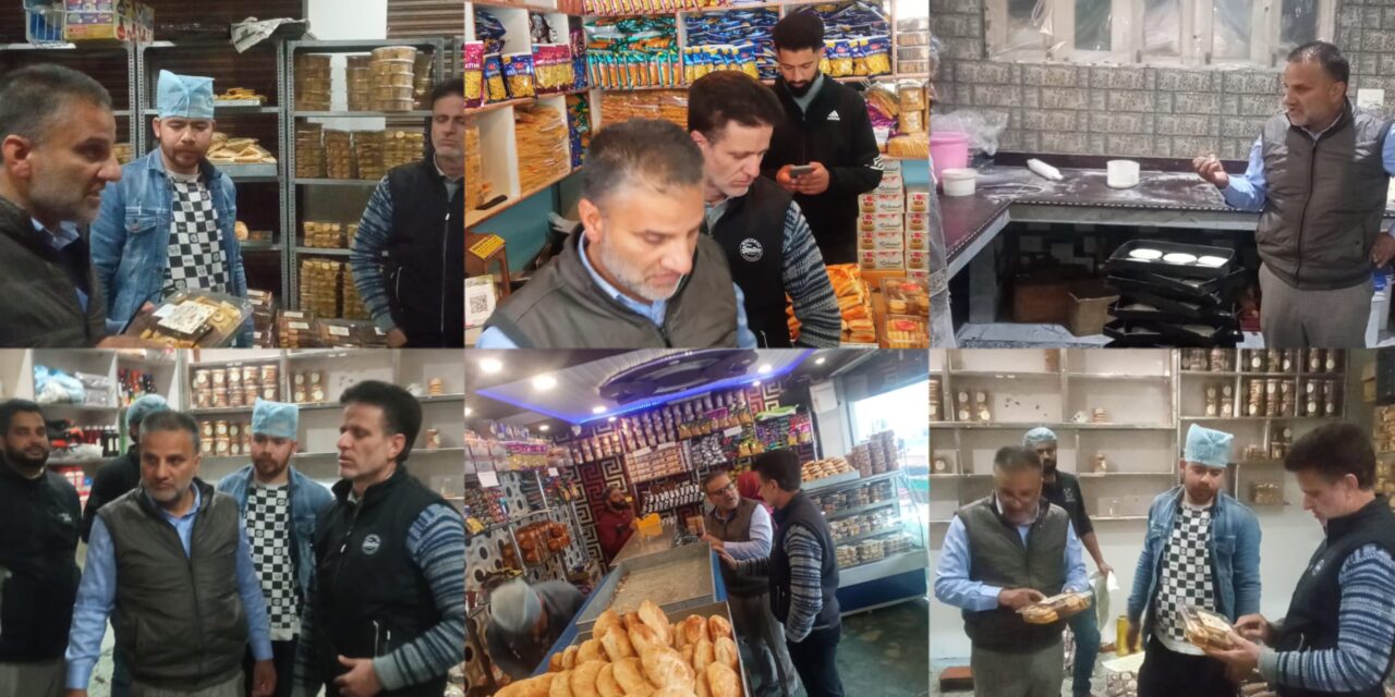 Food Safety Department Inspects Bakery Units in Kangan, Fine Imposed