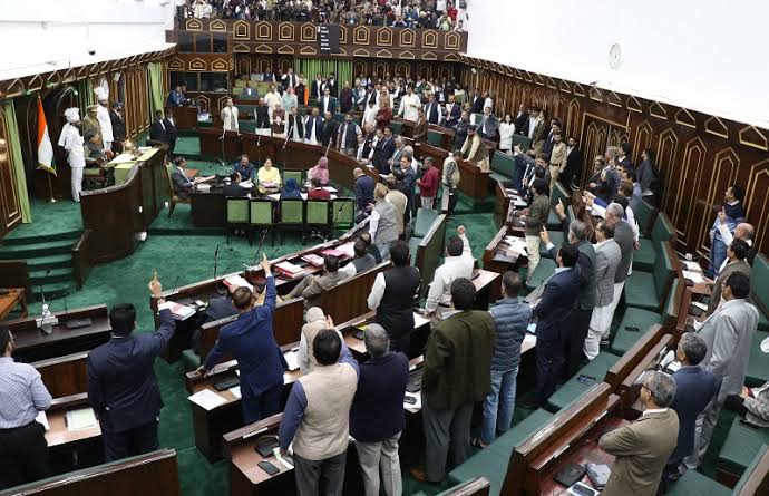Protests in Assembly over police action against protesters in Kulgam