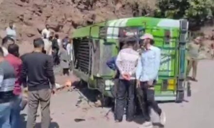 24 Passengers Injured As Mini Bus Overturns in Reasi