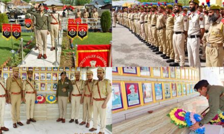 SSP Khalil Ahmad Poswal Conducts Monday Parade Inspection, Reviews Unit Functioning at DPL Ganderbal