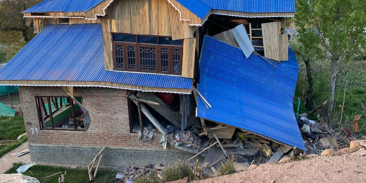 Pahalgam Attack: 3 Residential Houses Of 3 Active Terrorists Demolished In Pulwama, Kulgam And Shopian