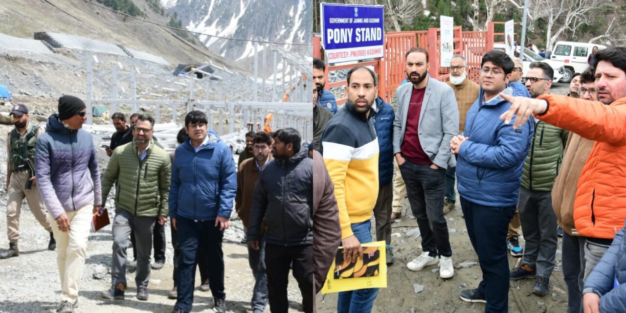 DC Ganderbal visits Baltal Base Camp, reviews preparations for SANJY 2025