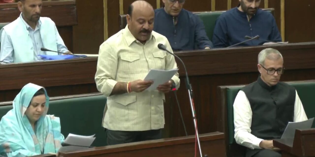 J&K Assembly moves resolution denouncing Pahalgam attack, resolves to foster peace, harmony