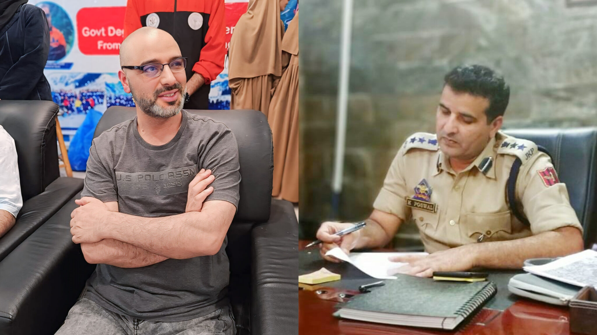 BJP District President Ganderbal Gh. Hassan Rather Extends Condolences on Passing of SSP Khalil Ahmad Poswal’s Father