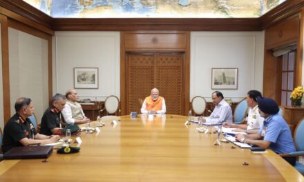 PM Modi chairs meet with Rajnath, Doval, chiefs of three services