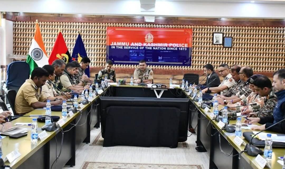 IGP Kashmir chairs joint security review meeting at PCR Kashmir