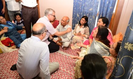 Chief Minister Omar Abdullah visits family of martyred officer Raj Kumar Thapa, visits several areas in Jammu struck by shelling