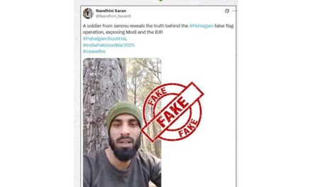 PIB Fact Check debunks fake video of alleged soldier exposing Pahalgam attack as ‘false flag’