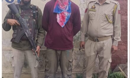 Police Arrests Drug Peddler in Baramulla; Contraband substance recovered