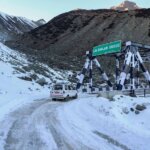 Mughal Road Closed For Traffic After Fresh Snowfall At Peer Ki Gali