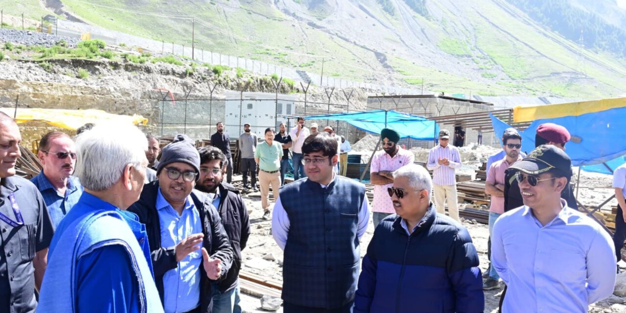Lieutenant Governor conducts on-site inspection of Shri Amarnath Ji Shrine Board’s Yatri Niwas at Baltal