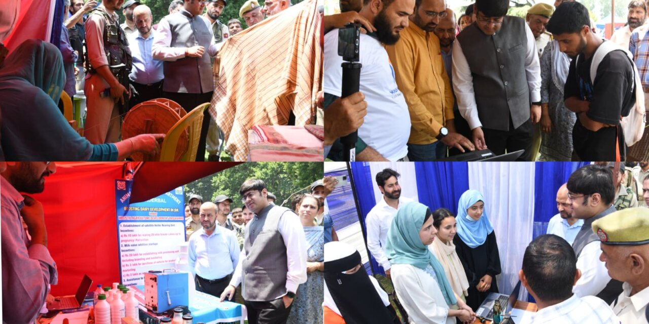 DC Ganderbal Presides Over Mega Entrepreneurship Mela at Qamaria Park