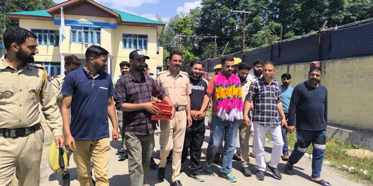 Emotional Farewell to PSI Gowhar Nazir at Police Post Nagbal, Ganderbal