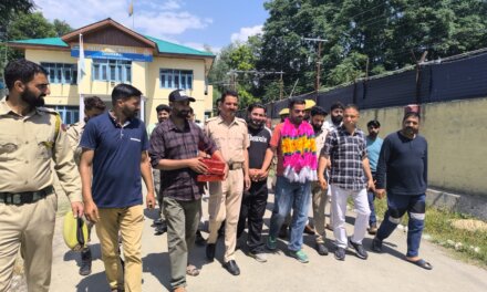 Emotional Farewell to PSI Gowhar Nazir at Police Post Nagbal, Ganderbal