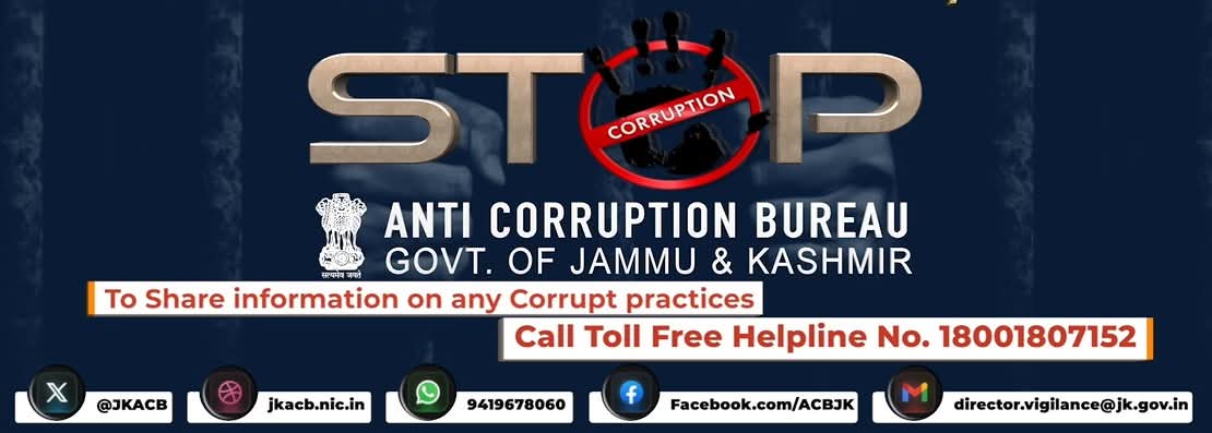 ACB Files Chargesheet Against Former Patwaris in ₹9,000 Bribery Case in Srinagar