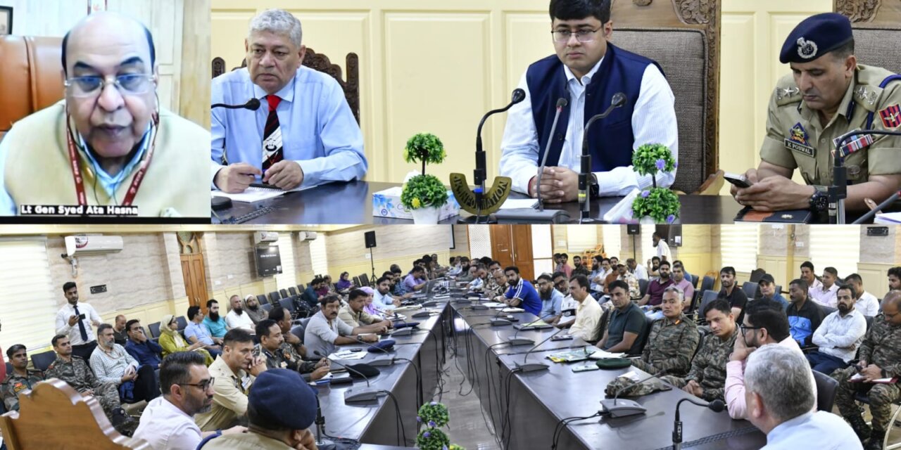 NDMA Conducts Table Top Exercise Ahead of Shri Amarnath Ji Yatra-2025 in Ganderbal