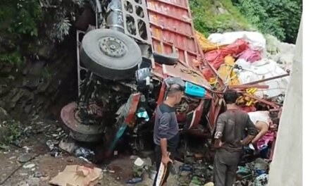 Two Die As Truck Falls Into Gorge In J&K’s Ramban