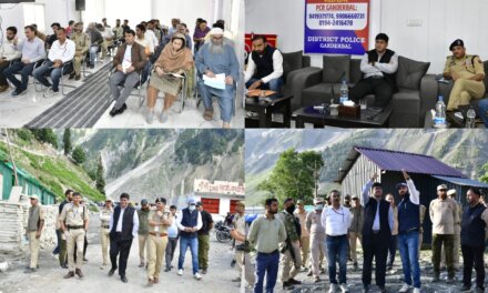 DC Ganderbal visits Baltal, reviews preparations for SANJY-2025