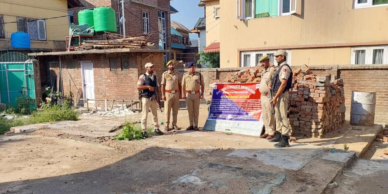 Terror Funding Crackdown: Srinagar Police Attaches Property Worth ₹1.5 Crore in Khanyar