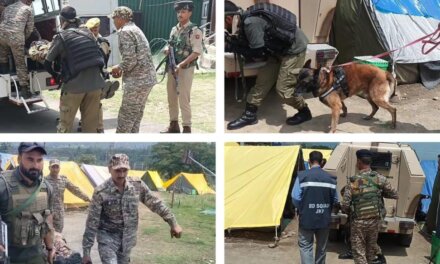 Ganderbal Police Conducts High-Intensity Mock Drill at Manigam Transit Camp to Bolster Amarnath Yatra Security