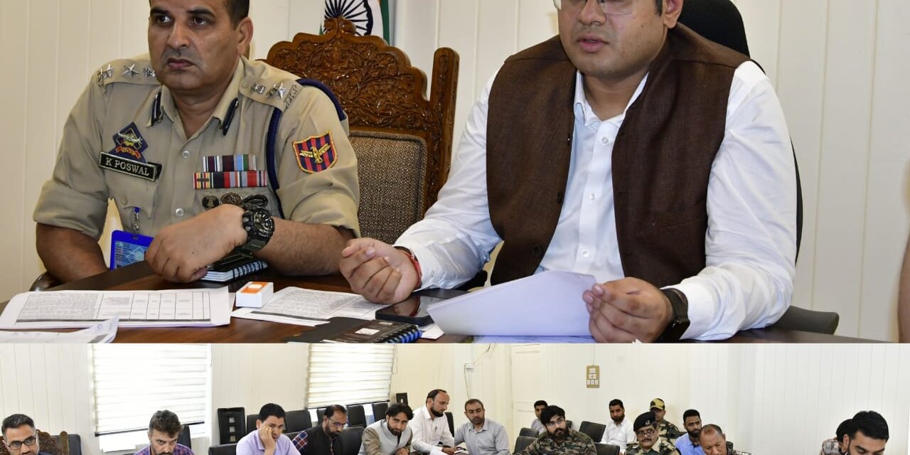 DC Ganderbal Chairs DLSCC Meeting to Review SRO-43 and Relief Cases for Terror Victims