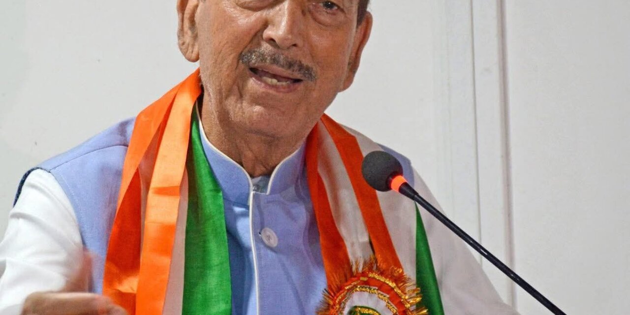 Opposition’s abstention from Parliament proceedings helps govt pass laws easily: Gulam Nabi Azad