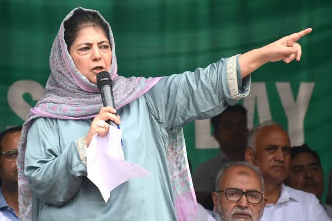 Mehbooba urges PM Modi to end “War-like approach”, Bats for reconciliation on PDP Foundation Day