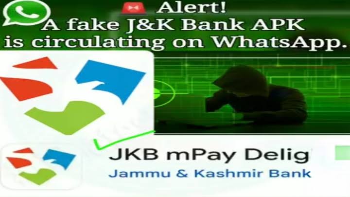 Cyber Police Issues Alert Over Fake JK Bank Apps on WhatsApp